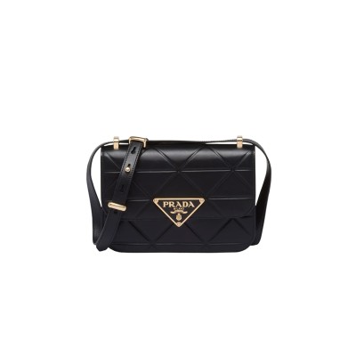 PRADA SMALL TRIANGLE QUILTED SHOULDER BAG 1BD320 (22*16*6cm) 
